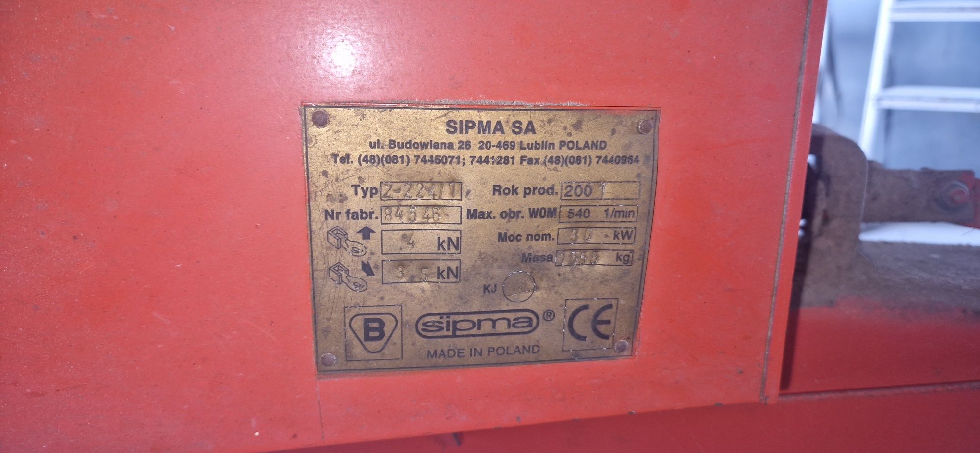 Prasa kostkująca Z224/1 z 2001 r.