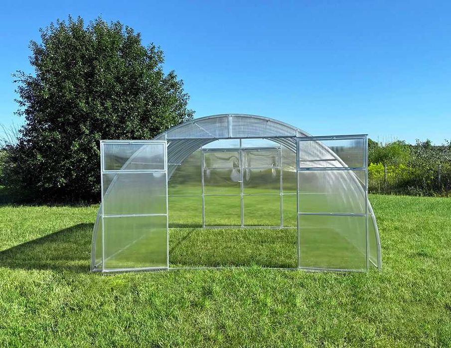 Szklarnia z poliwęglnu 4m Maxi (4x4m, 4x6m, 4x8m, 4x10m,4x12m)