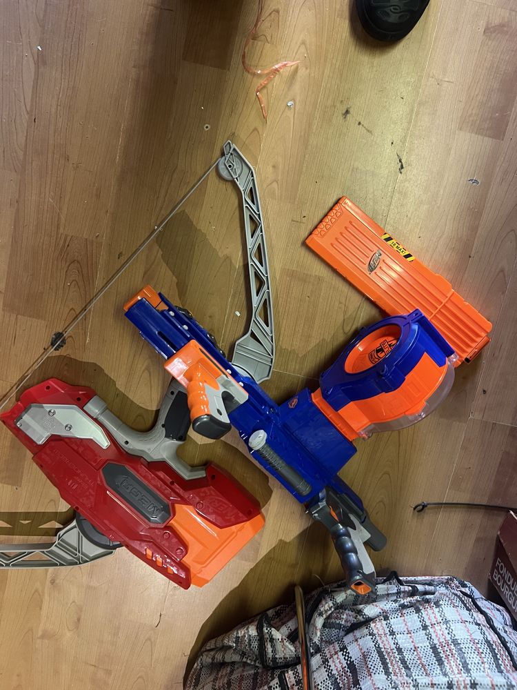 Pistolas da nerf impecaveis