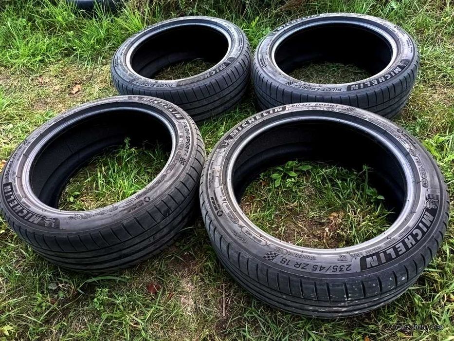 235/45 R18 98Y 4Opony MICHELIN Pilot Sport4 T1-Tesla Acoustic RIM 2022