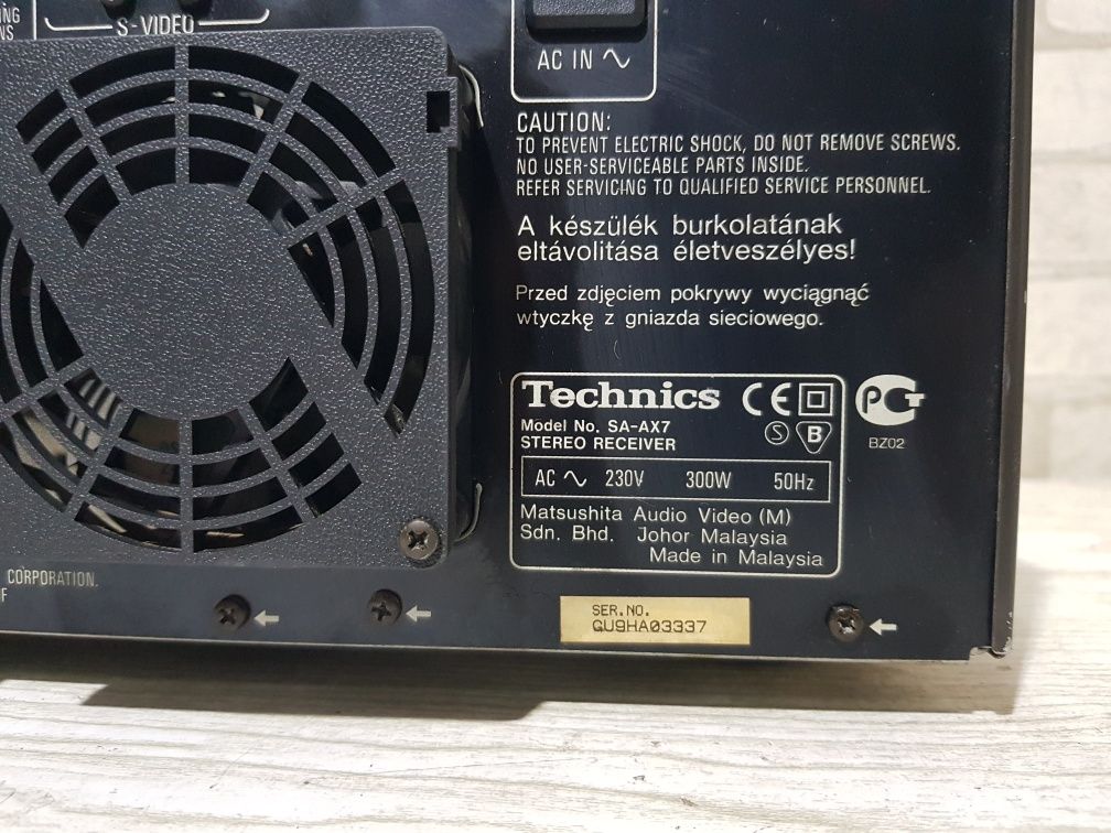 6.1AV Стерео ресивер/підсилювач Technics SA-AX 7 6×100Вт б/у з Німеччи
