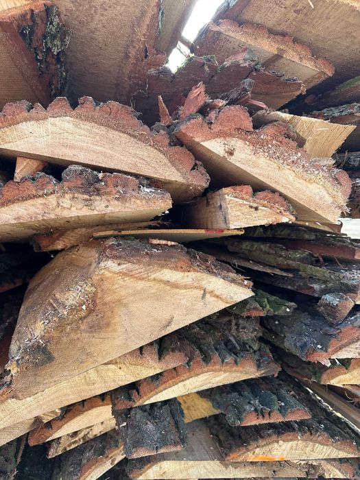 Drewno opałowe dębina grube 3,6 m na palecie 500 zł za paczkę