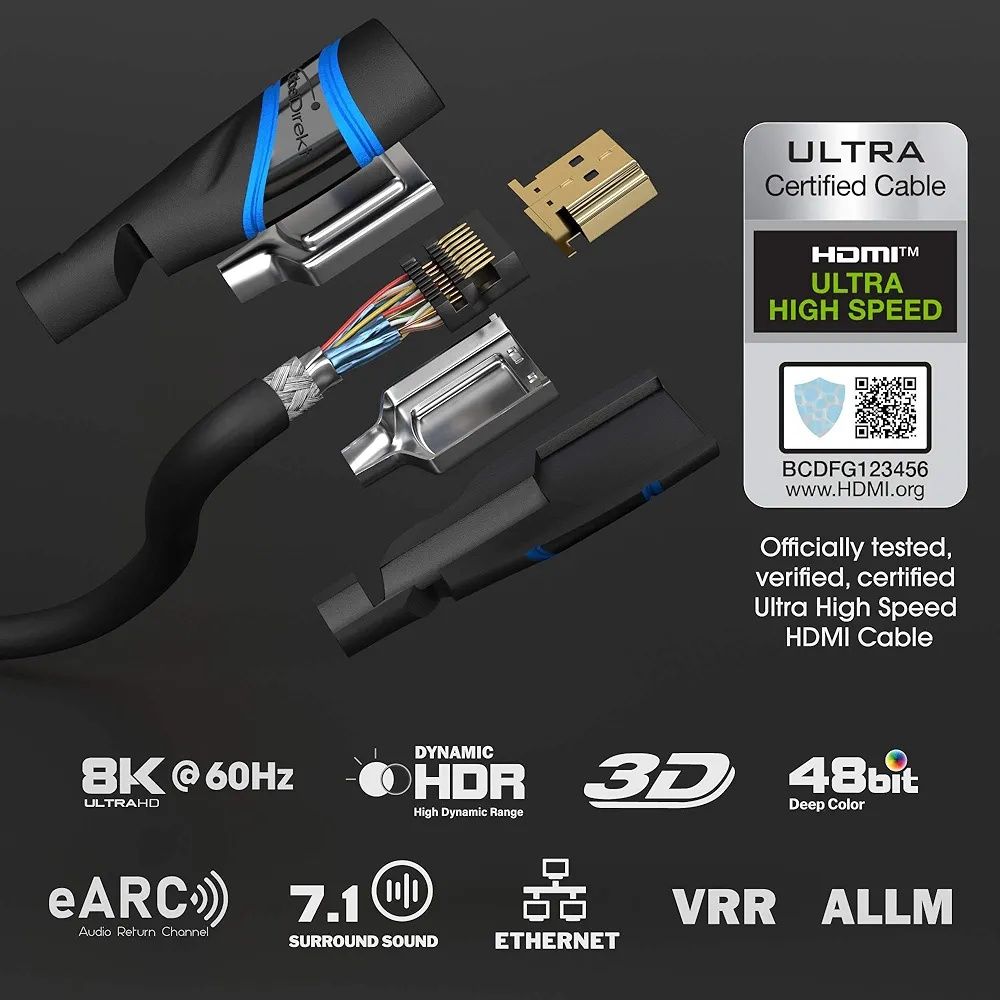 HDMI-кабель Ultra High Speed HDMI высокоскоростной 4м