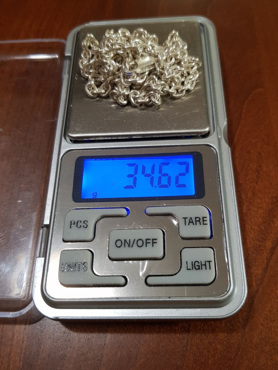 Мужская серебряная цепочка