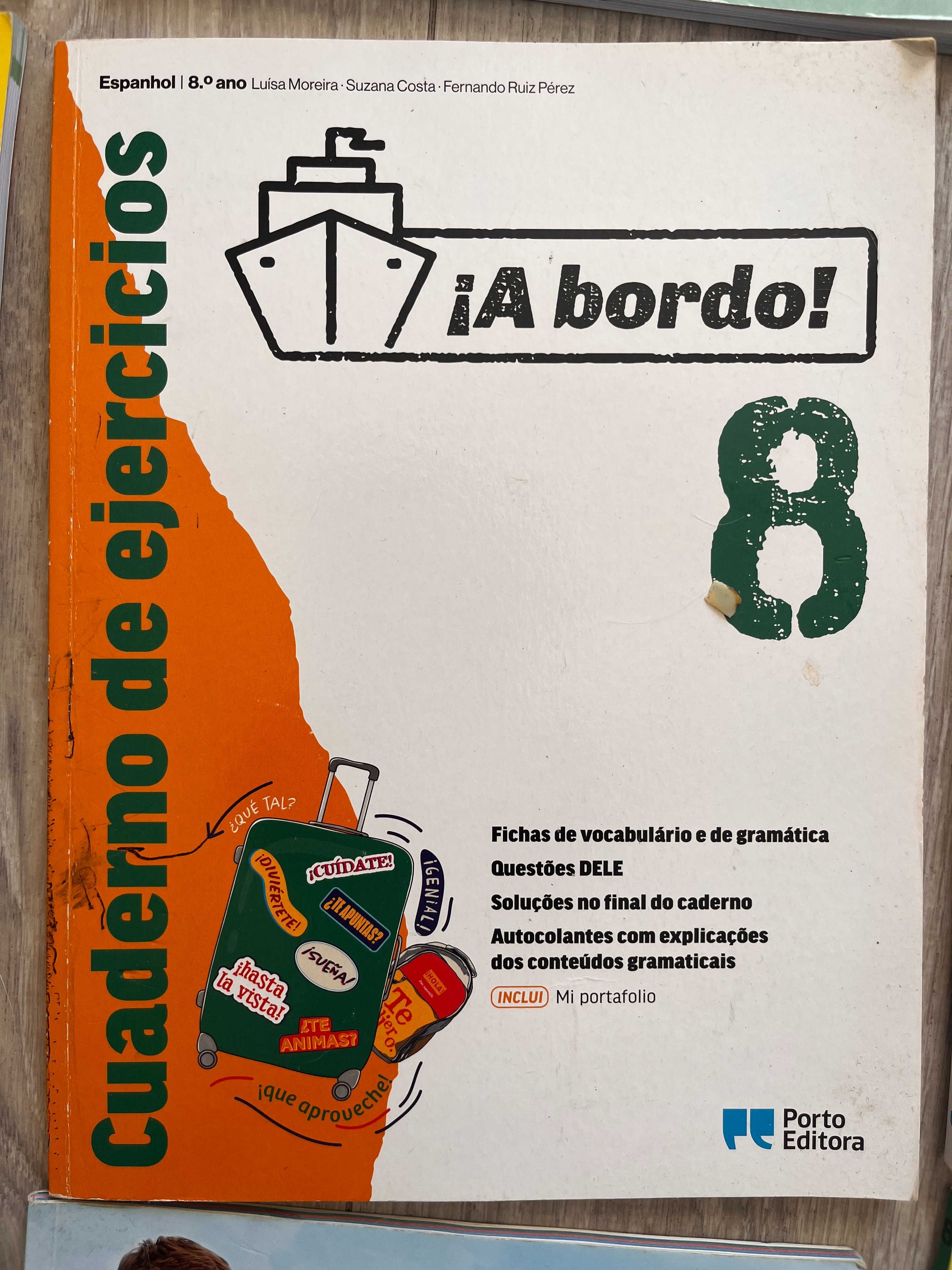 Manual ¡A bordo! – Espanhol – 8.º Ano