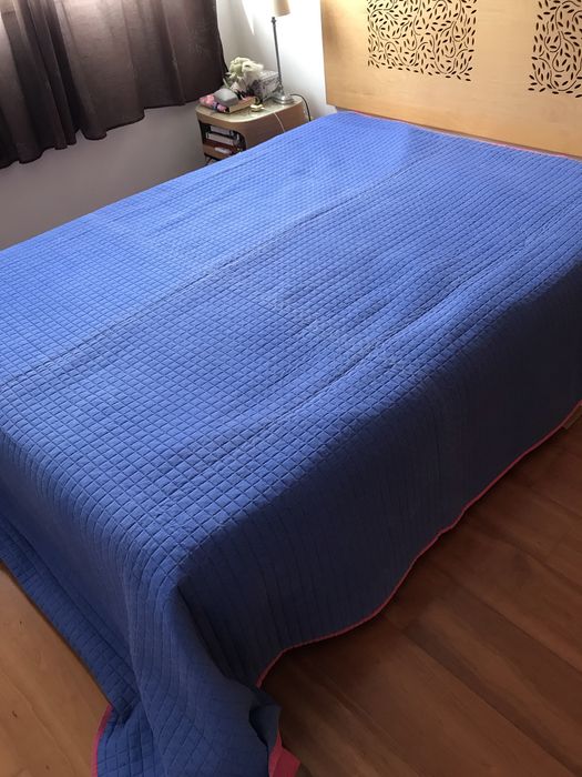 Colcha casal de algodão