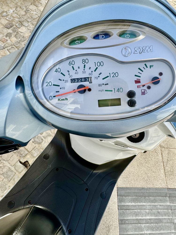 Scooter Sym Fiddle III 125cc 2015 com APENAS 3.290kms reais!!