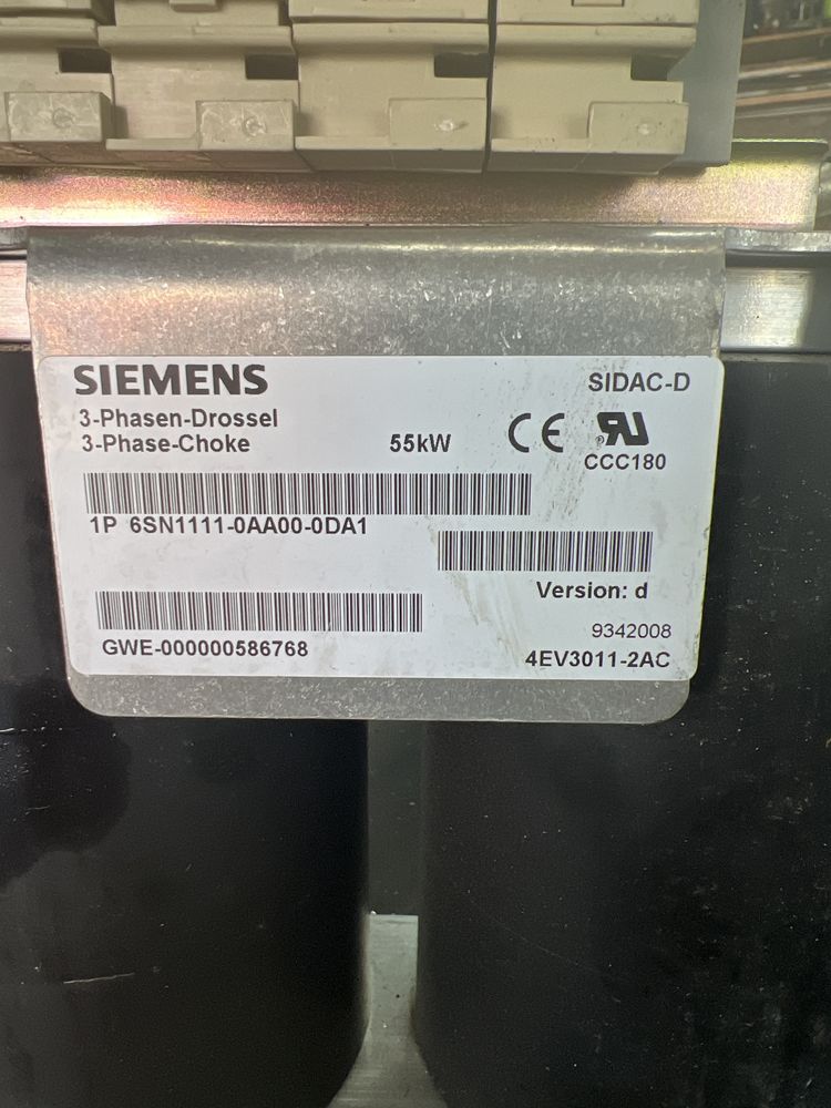 Dławik wyjściowy SIEMENS SIDAC-D 55kw