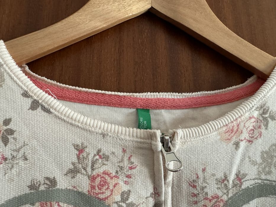 Bluza dziewczeca rozpinana BENETTON r 2XL (11-12 lat) stan idealny