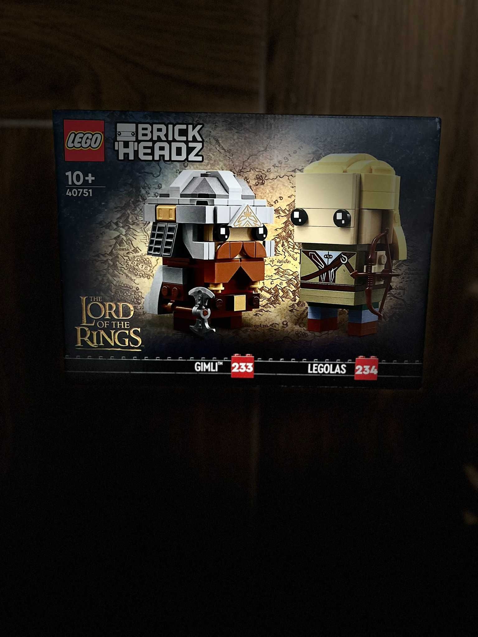 Lego 40751 BrickHeadz Legolas i Gimli NOWY