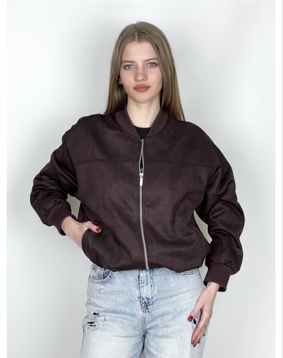 замшевий бомпер шоколад