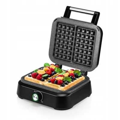 OKAZJA - Gofrownica Mozano Smart czarny 2200 W - ŁATWY W MYCIU