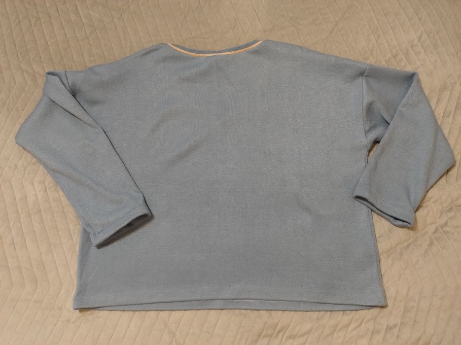 Nowa ciepła bluza sweter firmy Braj rozmiar 42 XL jasnoniebieski