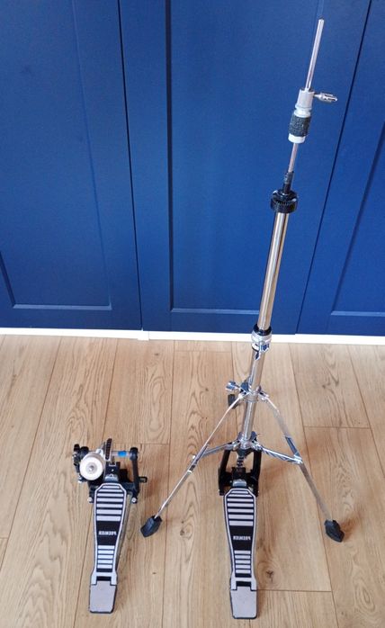 Statyw pod Hi-hat + stopa Premier 4000 hardware zestaw perkusja