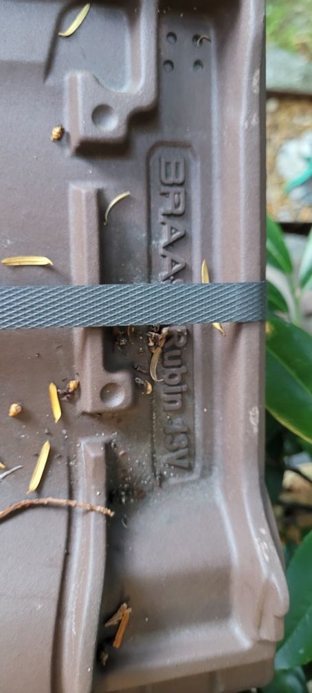 Dachówka braas rubin brązowa nowa plus gąsiory