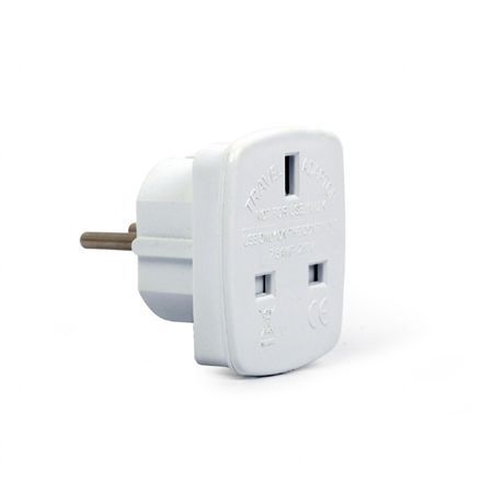Adapter zasilania AC - UK do EU Schuko, 7.5 A, Gembird