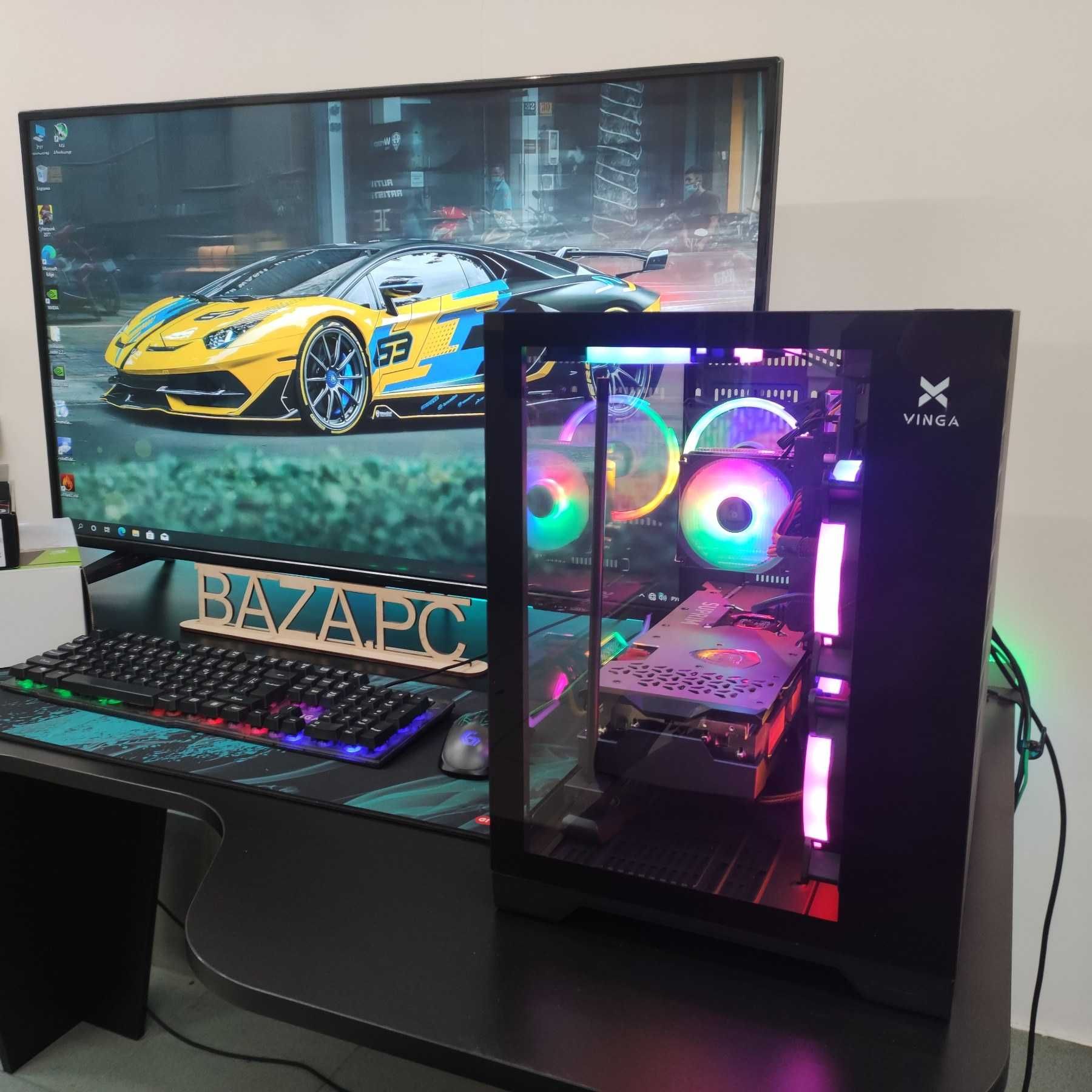 Компютер Новый Ryzen 5 5500, 16GB DDR4, MSI SUPRIM RTX 3070, SSD 512GB
