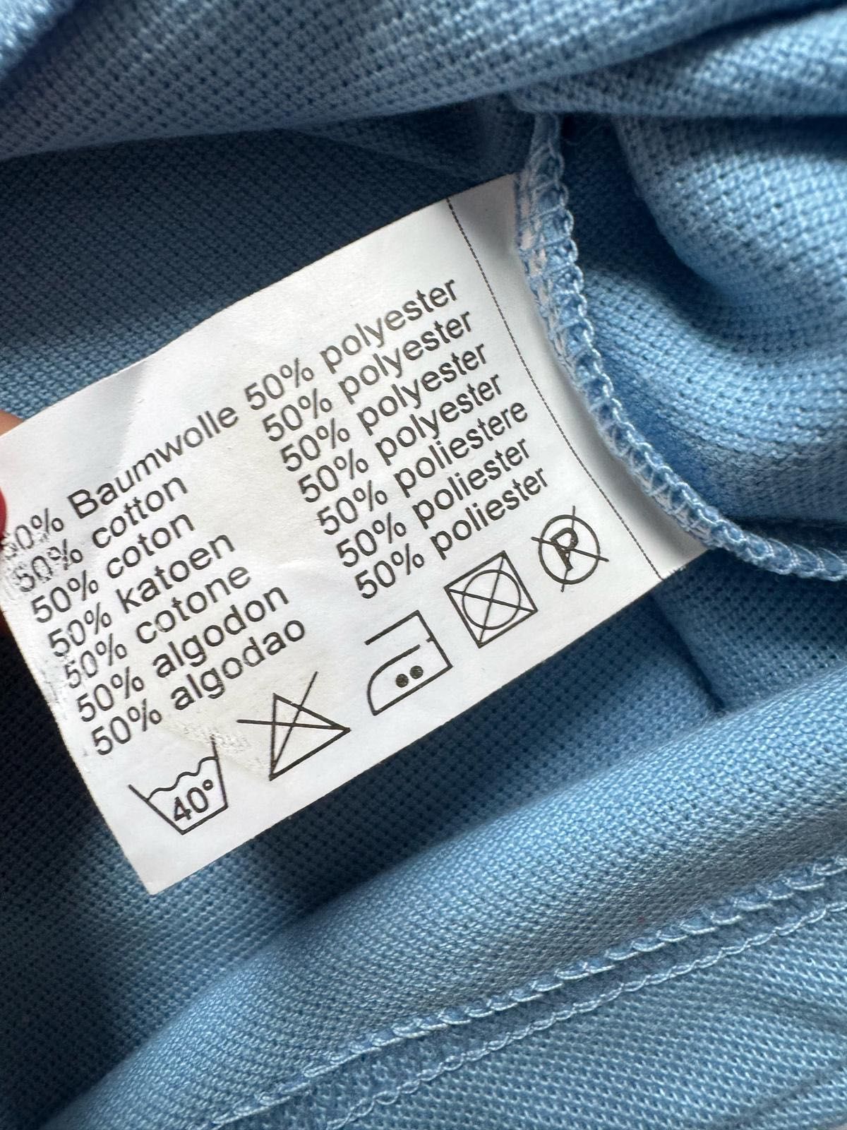 Nowe męskie koszulki polo niebieska błękitna XXL