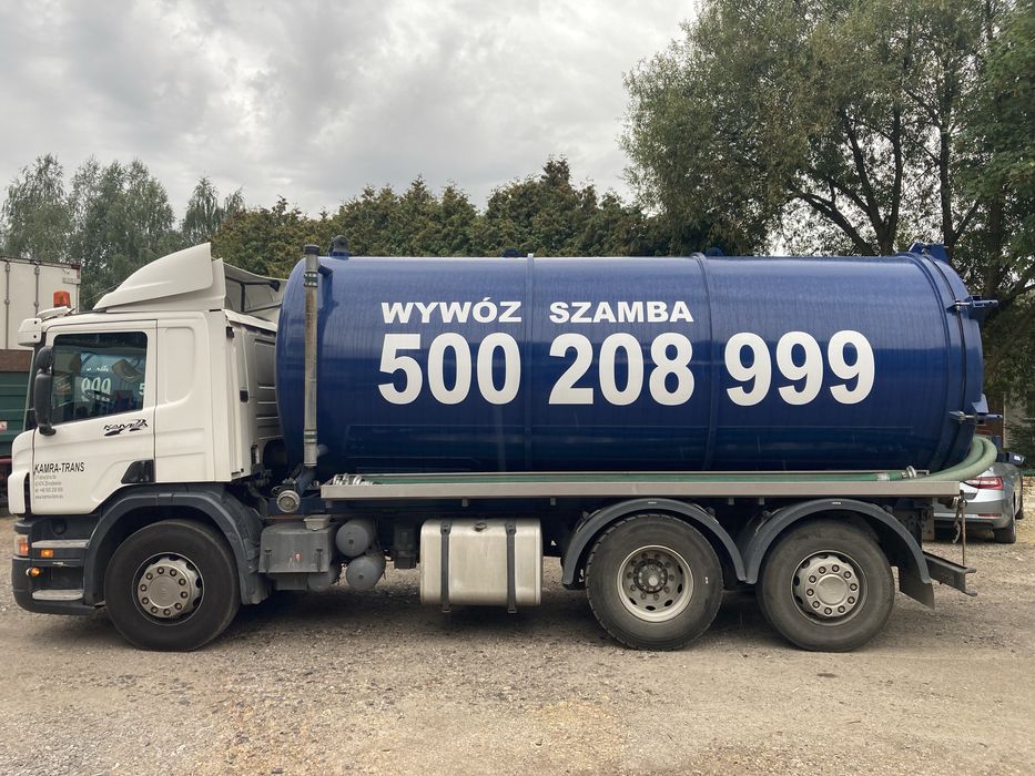 Wywóz szamba oczyszczalni pompowanie ścieków Ruda Śl. Zabrze Gliwice