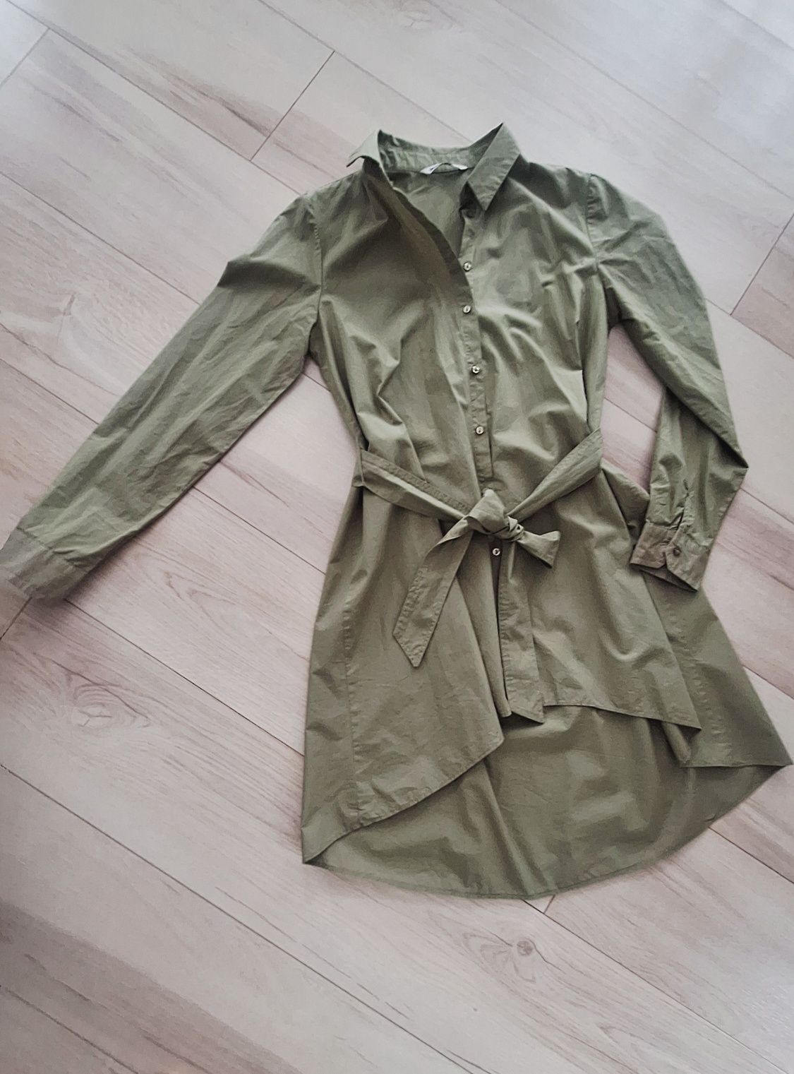 Stradivarius koszula khaki r. S