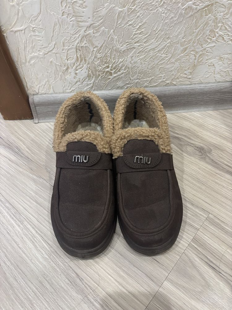 Лофери теплі miu miu
