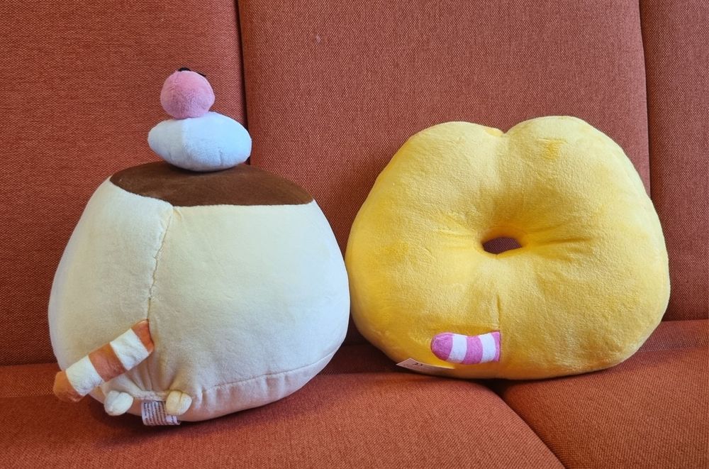 Пушин з лапками, пушин рожевий пончик, Великі 20см на 20 см.pusheen ca
