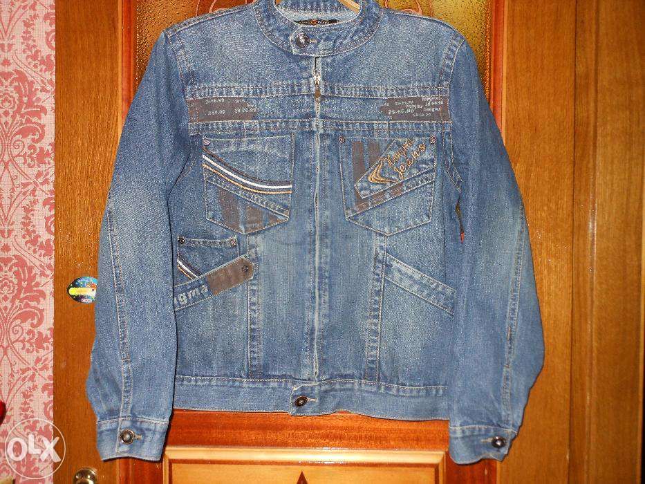 Подростковая джинсовая куртка