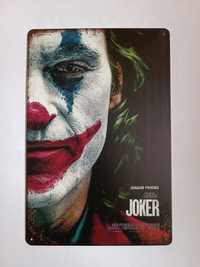 Nowy metalowy szyld Joker film kino loft club garaż plakat