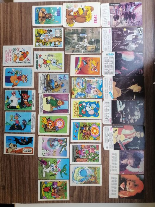 Календарики карманные СССР разные.