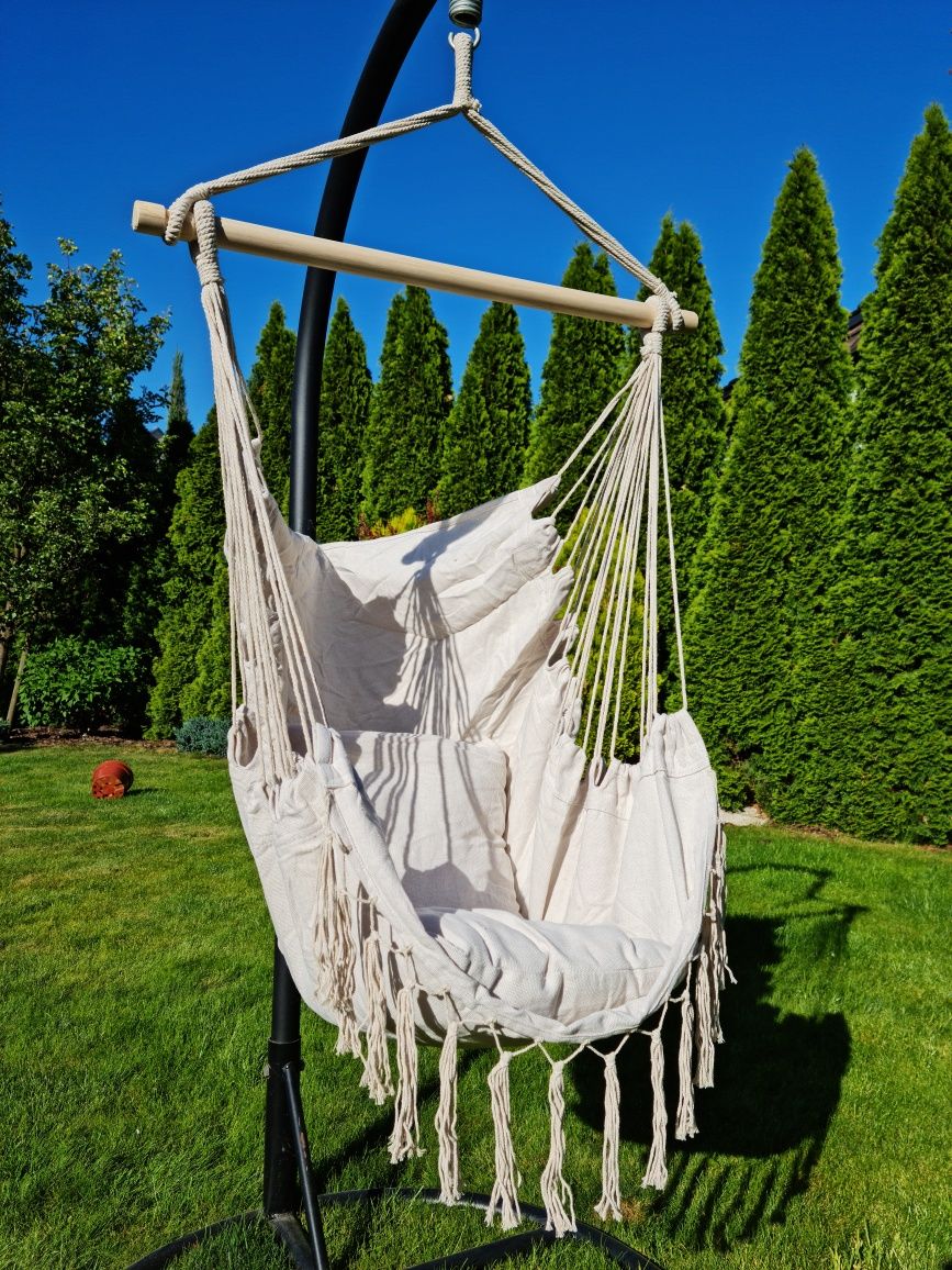 NOWY STYLOWY Fotel Wiszący | Krzesło Brazylijskie | BOHO WYSYŁKA 24H!