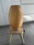 Lampa stołowa IKEA BOJA rattan jak nowa