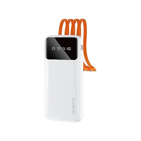 Dudao K6Pro uniwersalny powerbank 10000mAh z kablem USB, USB Typ C, Li