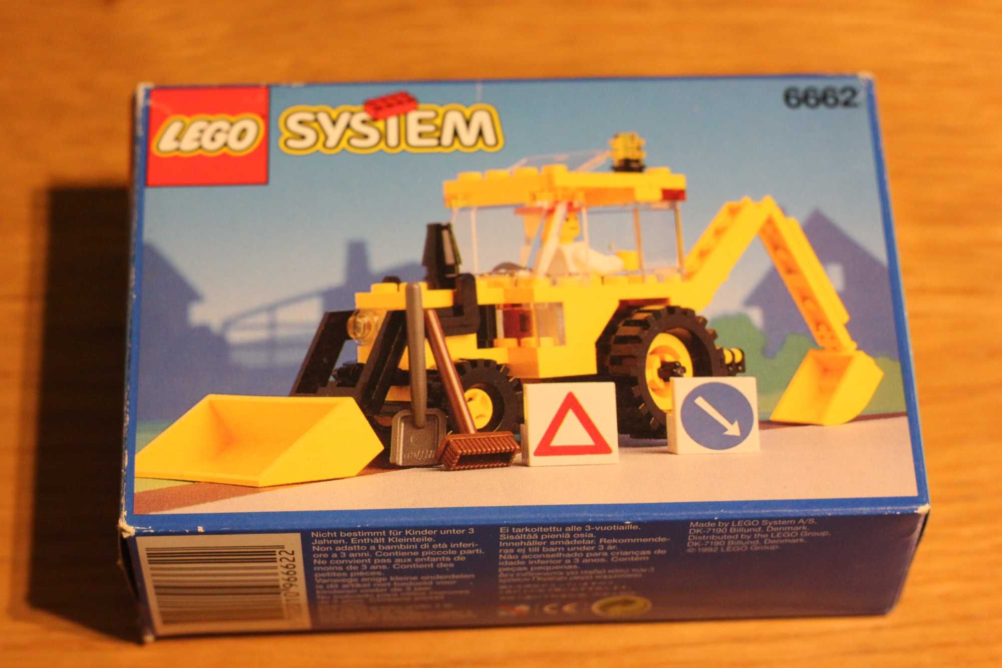 Lego 6662 - Backhoe, komplet jak nowy z instrukcją i pudełkiem, System