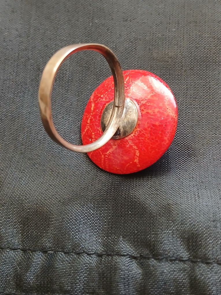 Бусы, браслет, кольцо из коралла