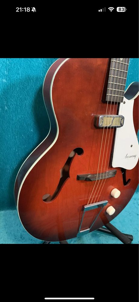 Gitara Harmony Rocket H53 z 1964 roku prod. USA