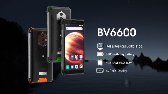 Смартфон Blackview BV6600 4/64Gb //NFC//8580 mAh//IP69К//Нові.