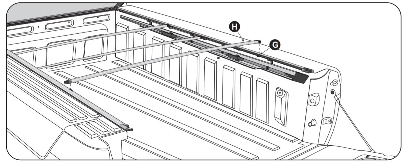 Zabudowa paki roleta Dodge Ram 1500 5,7ft  6,5ft z RAMBOX