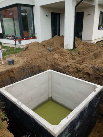 Szamba betonowe zbrojone wodoszczelne 10 tyś litrów z atestem