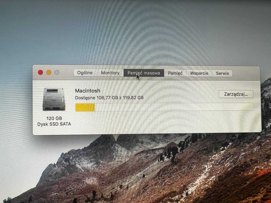 Apple iMac "Core i3" 3.06 21.5" 2010 DYSK SSD 4 GB RAM