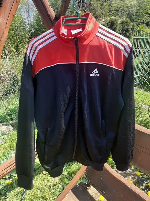 Adidas bluza oryginalna chłopięca 3 paski oldschool y2k dla chłopca