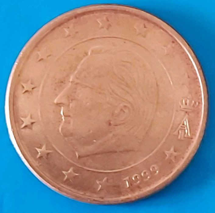 5 Cêntimos de 1999  da Bélgica, Alberto II