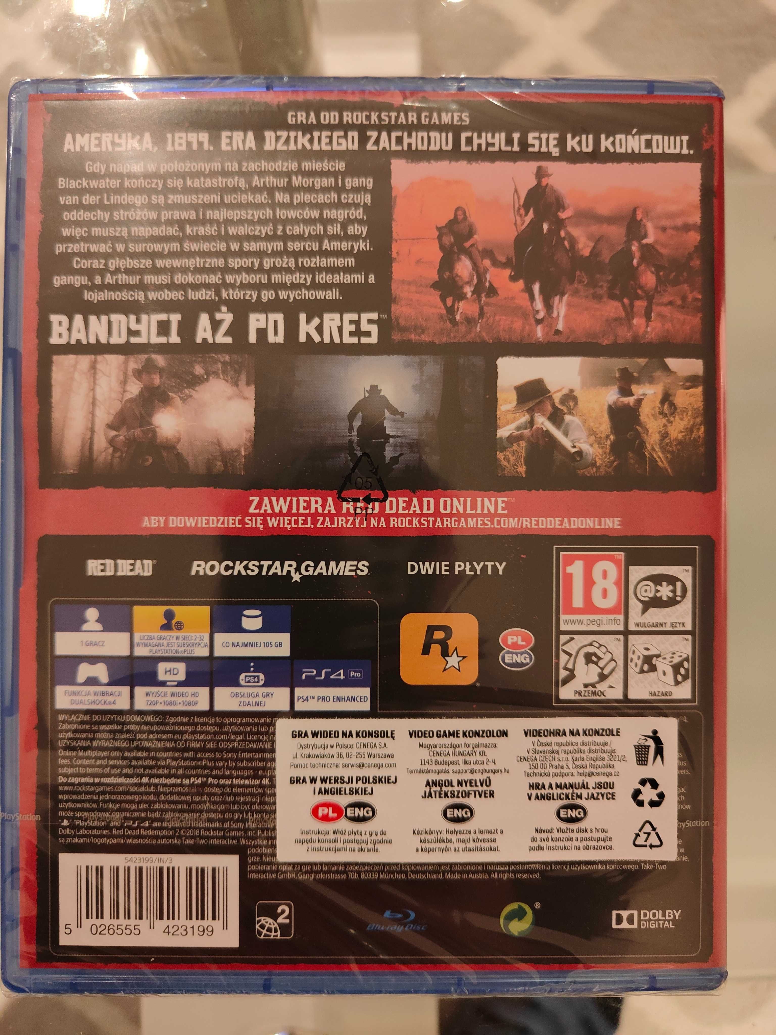 Gra Red Dead Redemptation II PS4