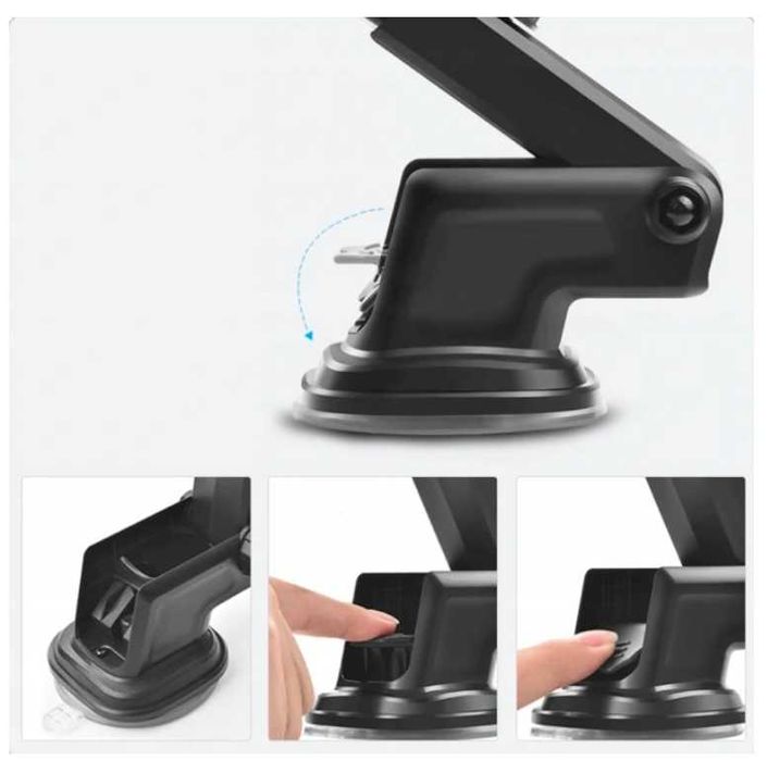 Uchwyt na Telefon do Samochodu Szybę Mocny Holder Deskę Samochodowy