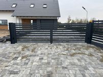 Brama dwuskrzydłowa 5,5m ocynkowana ogrodzenie furtka