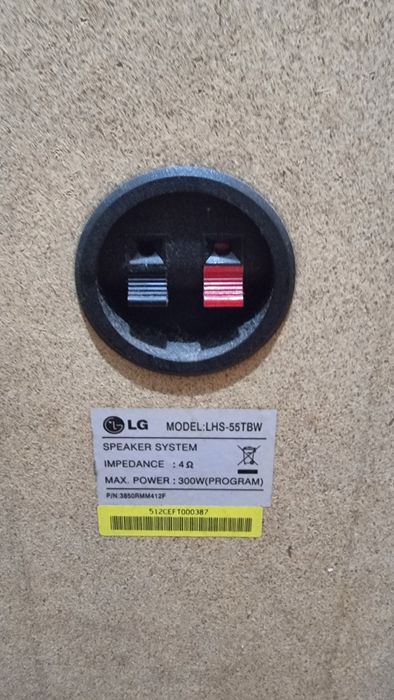 LG Lhs-55tbs subwoofer