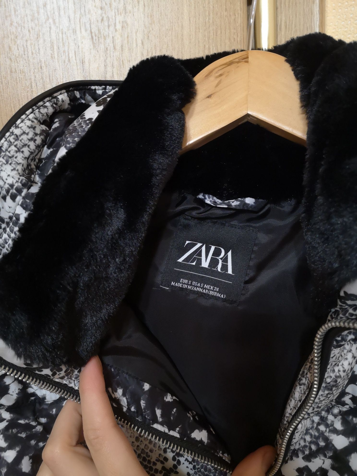 Куртка зимняя Zara xs(34),пуффер Zara, куртка жіноча Zara