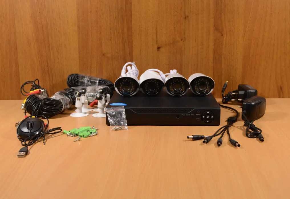 Полный комплект камер видеонаблюдения