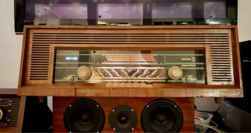 Philips Jupiter 521 stereo piekny lampowy cieple brzmienie vintage