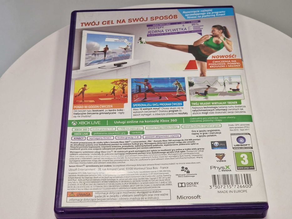 Gra Xbox 360 YOUR Shape: Fitness Evolved Sklep Zamiana