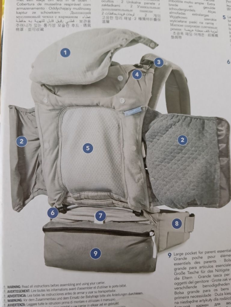 Nosidełko Infantino in season ergonomiczne